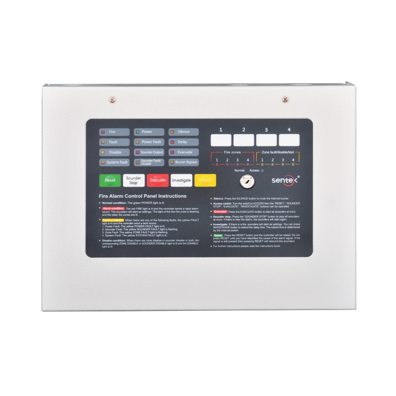 CF800X Painel de Controle Convencional de Sistema de Alarme de Incêndio de Baixo Preço